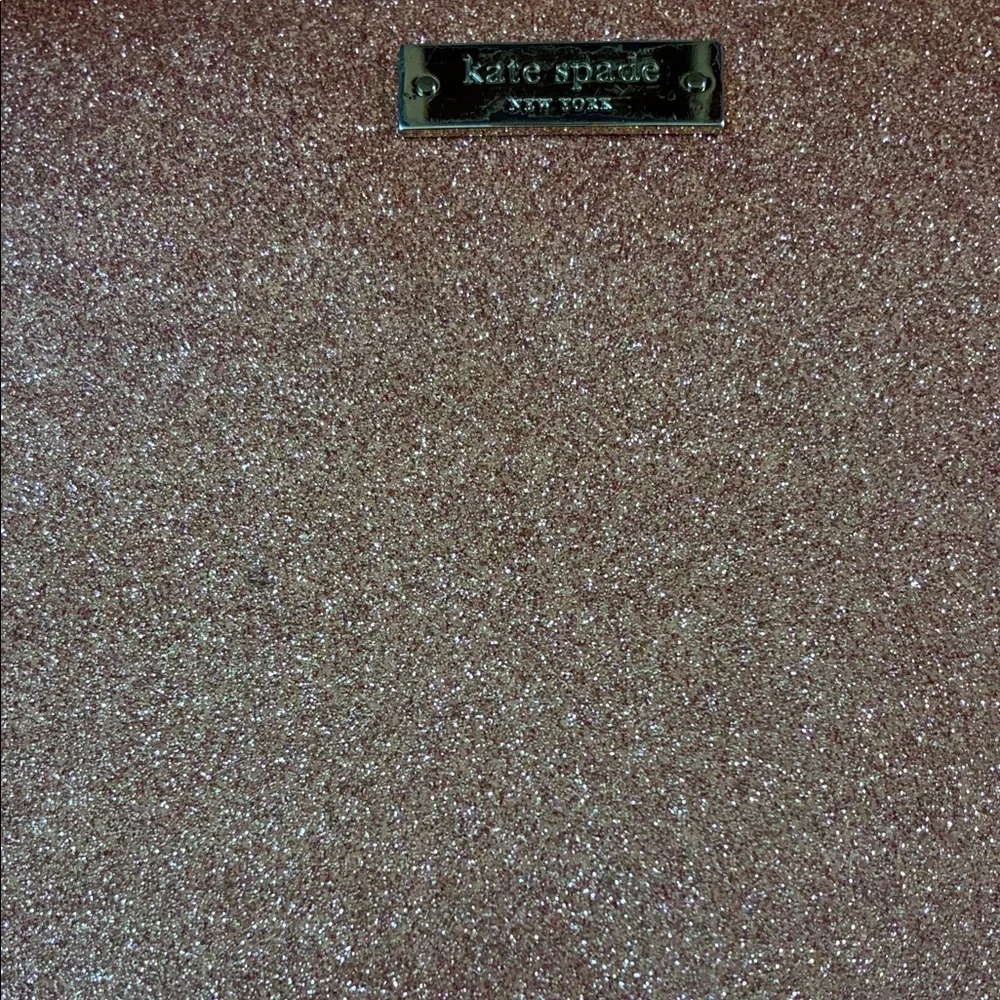 Kate Spade Glittery Pink laptop case